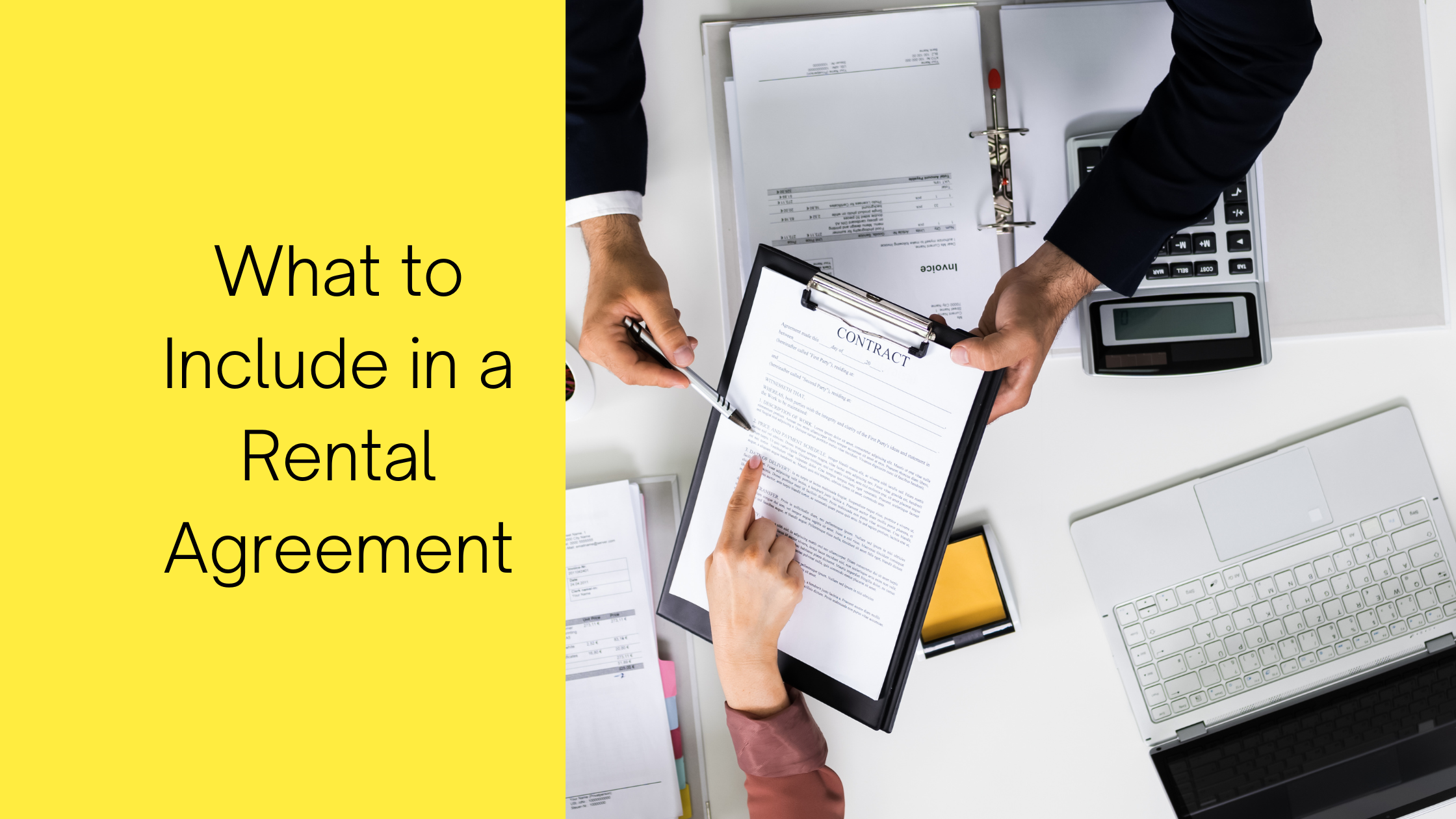 What to Include in a Rental Agreement